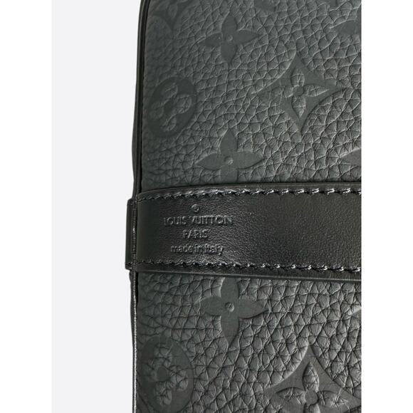 Louis Vuitton Black Taurillon Monogram Keepall 50 - Picture 6 of 7